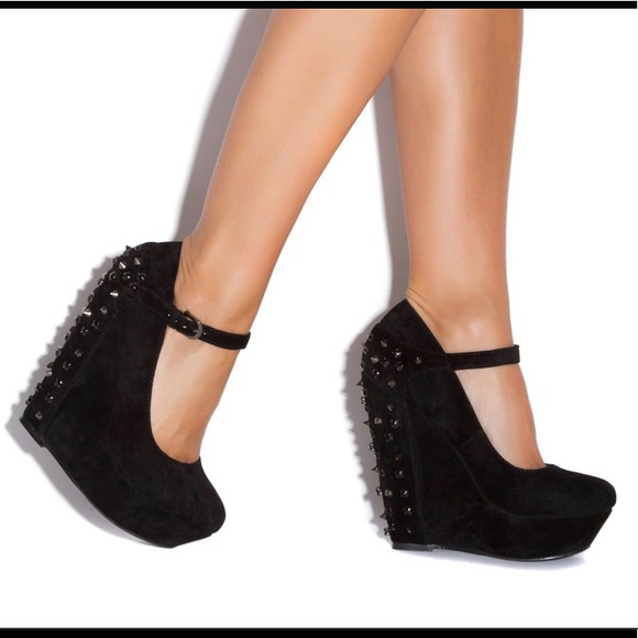 Shoe dazzle studded wedges - Picture 11 of 11